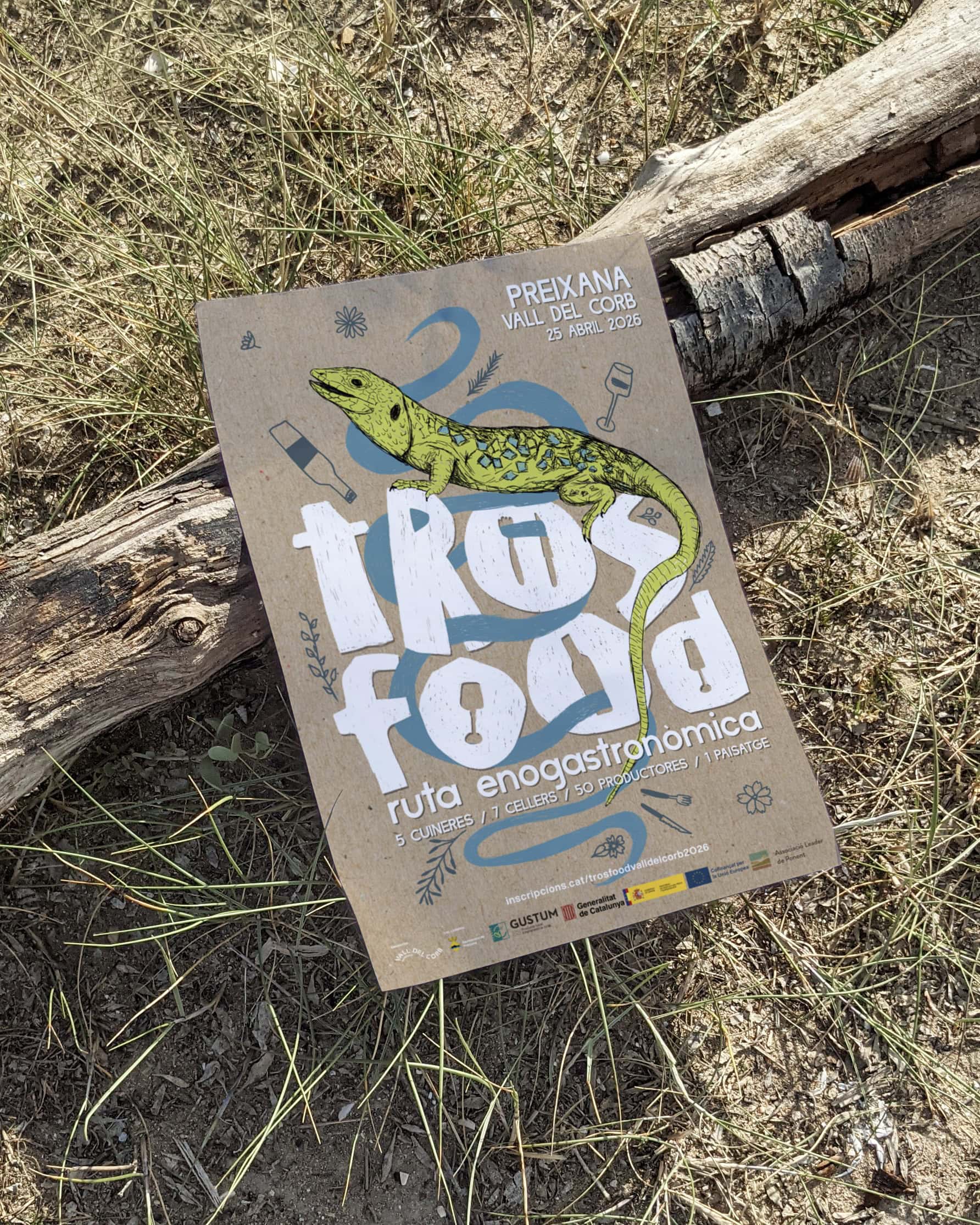 Disseny gràfic cartell Trosfood 2026 a càrrec de Sarau Estudi de Lleida